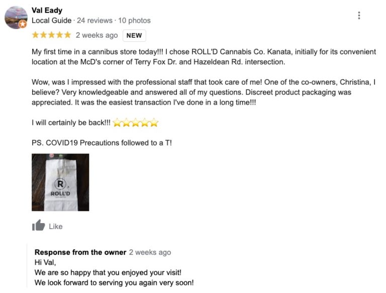 ROLL'D Cannabis Store Dispensary 🌿 Kanata Ottawa Cannabis Weed Shop